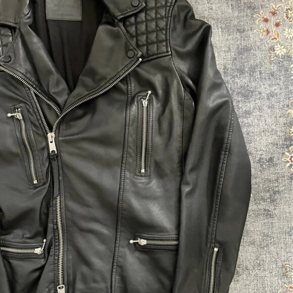 Perfecto All Saints genuine leather jacket - Picture 3 of 9